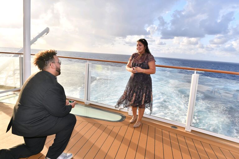 The moment I proposed.