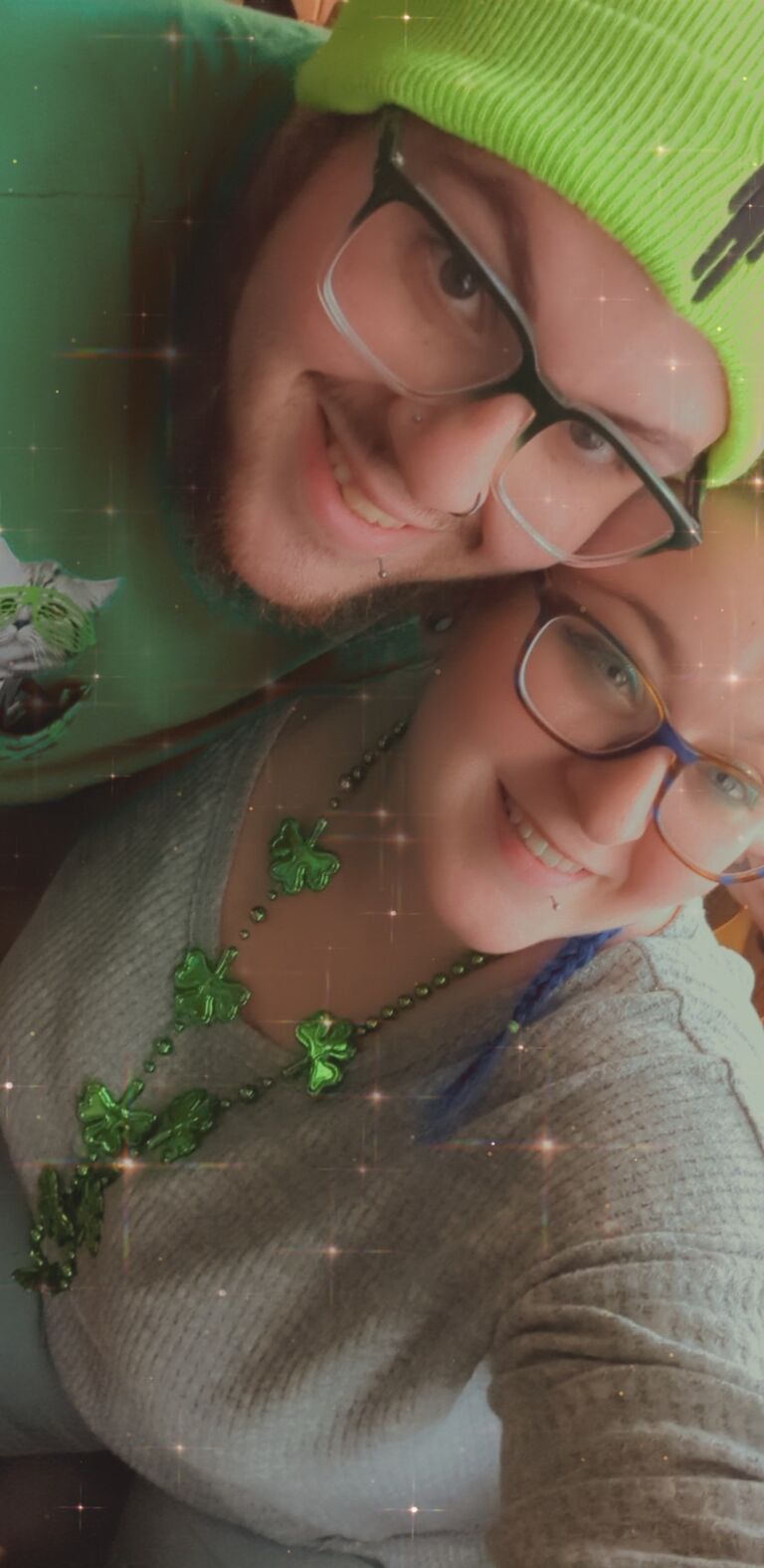 Celebrating our shared culture together at the St. Patrick's Day parade.