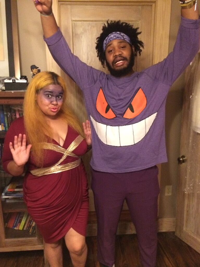 This Halloween we chose Gengar and Jynx as our Pokemon costumes.