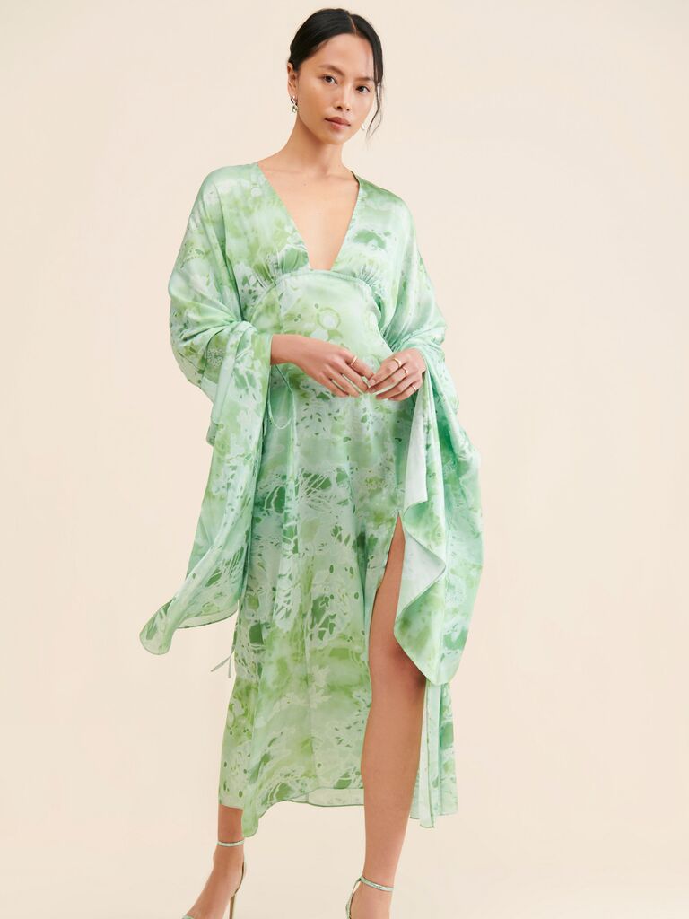 Green midi dress from Let Me Be Midas