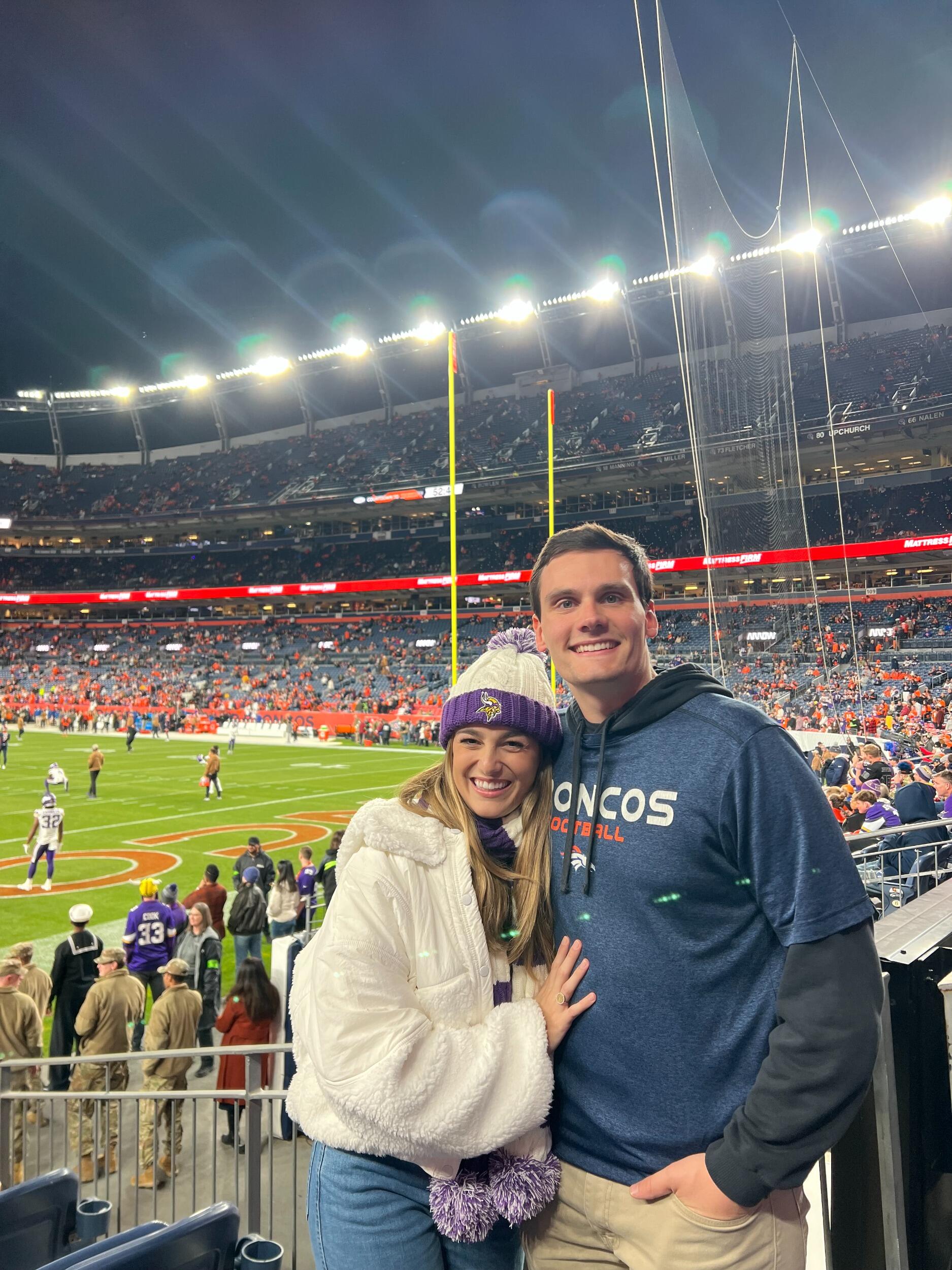 Broncos vs. Vikings game!