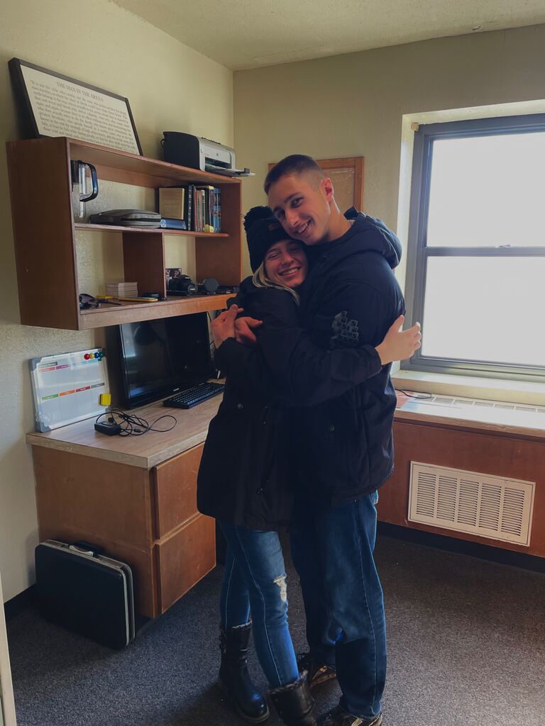 Dropping Gabe off at college. Very bittersweet.