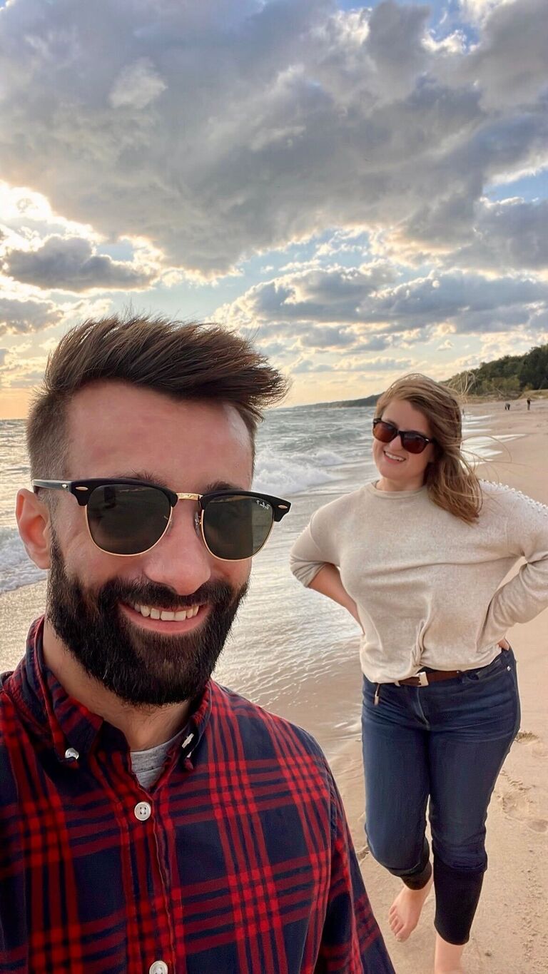 We had a quintessential Midwest autumn day by taking a day trip to pick apples in Michigan and exploring Warren Dunes State Park. 