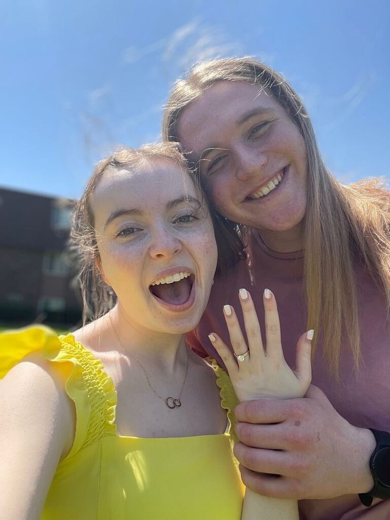 After surprising Mikala with a nice sushi picnic dinner in the park, Wesley surprised her even more when he proposed to her. She had no idea it was coming and didn't even know he had bought the ring. She said yes!!