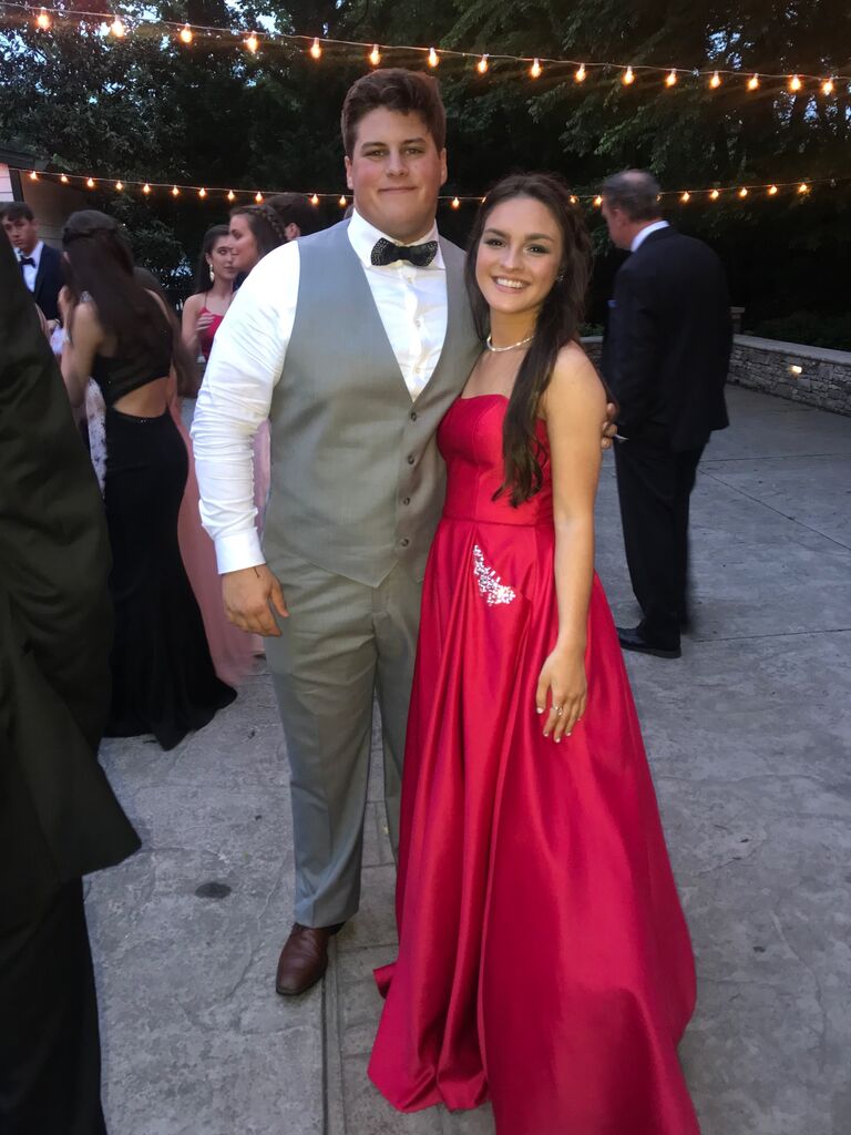 Our first picture together at Junior year prom!