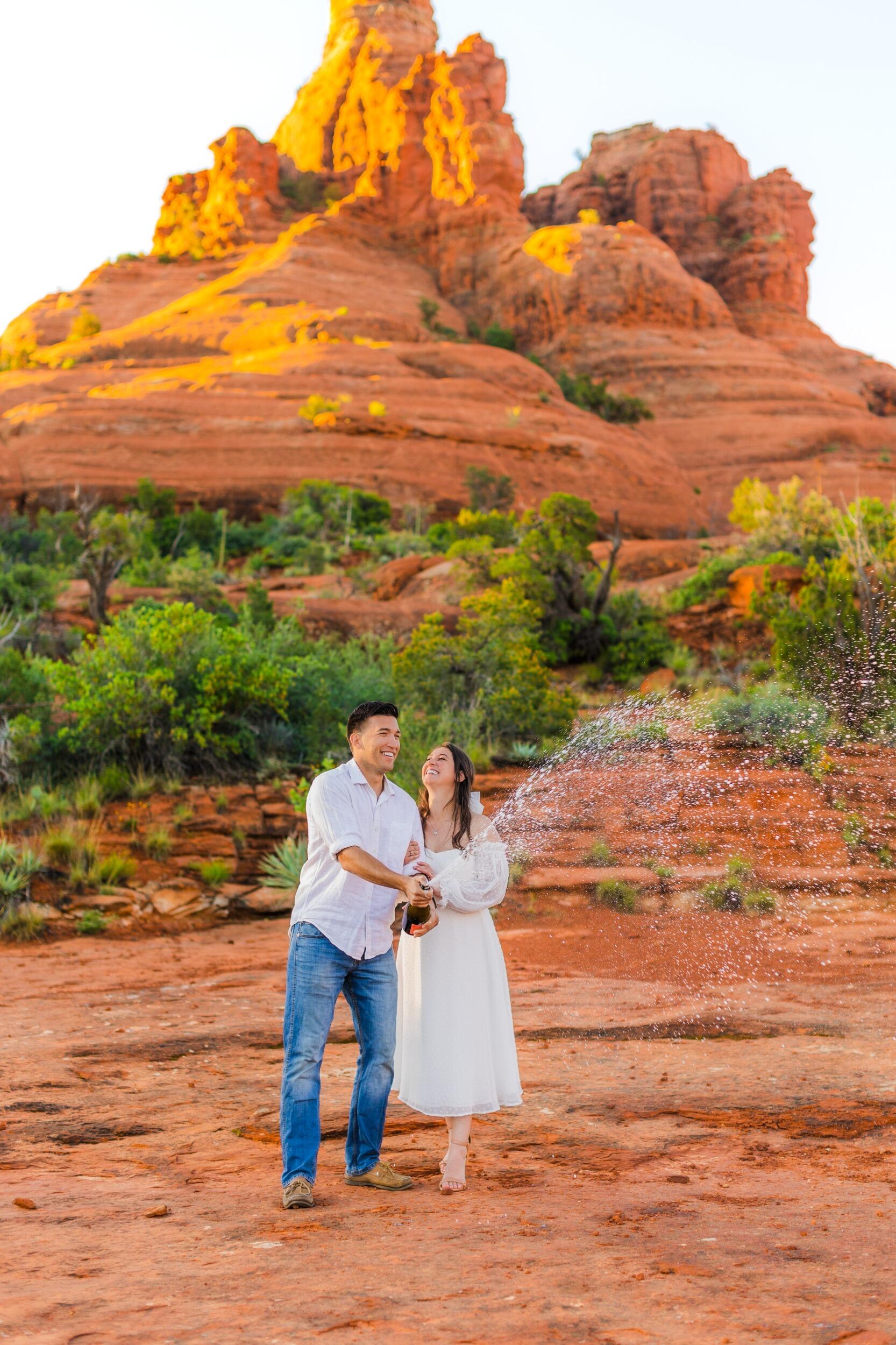 Engagement photos in magical Sedona!