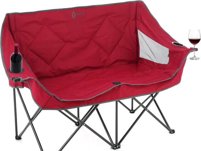 Outdoor foldable love seat, wedding gift ideas under $100