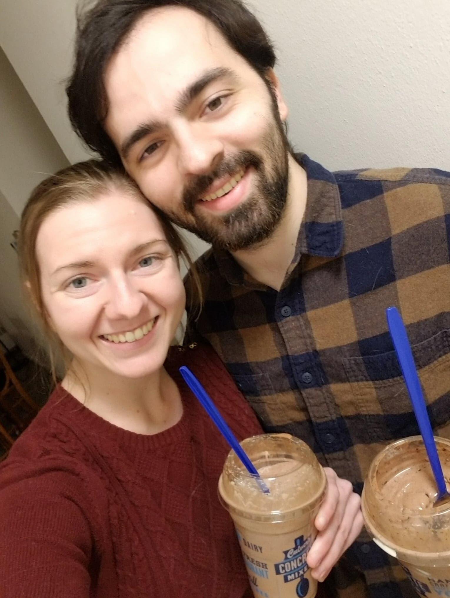 Our Valentine's Day tradition of eating Culver's - Madison, WI