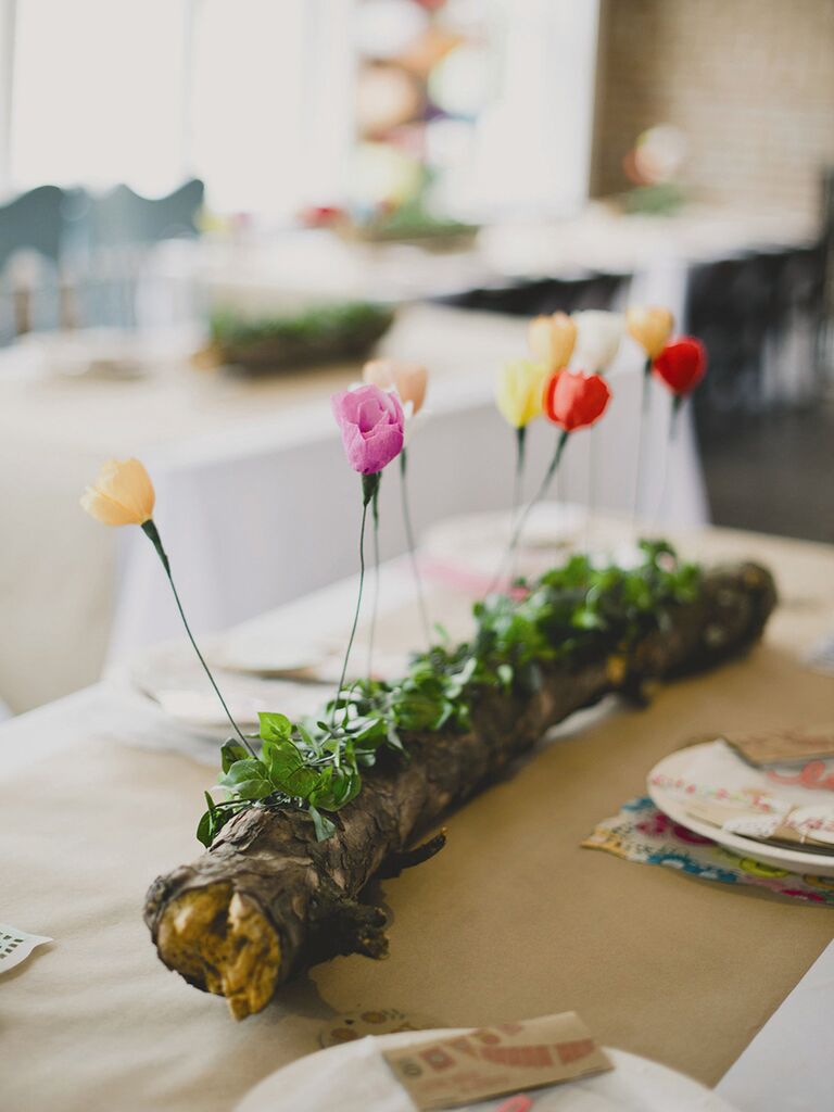 paper wedding centerpieces