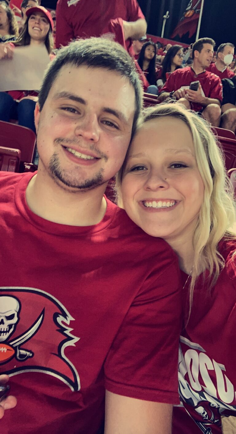 Last time watching Brady play! This time we took a weekend and drove down to Tampa to watch the Bucs vs. Saints at Raymond James Stadium.