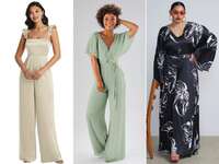 three cute bridesmaid jumpsuit options for the wedding party