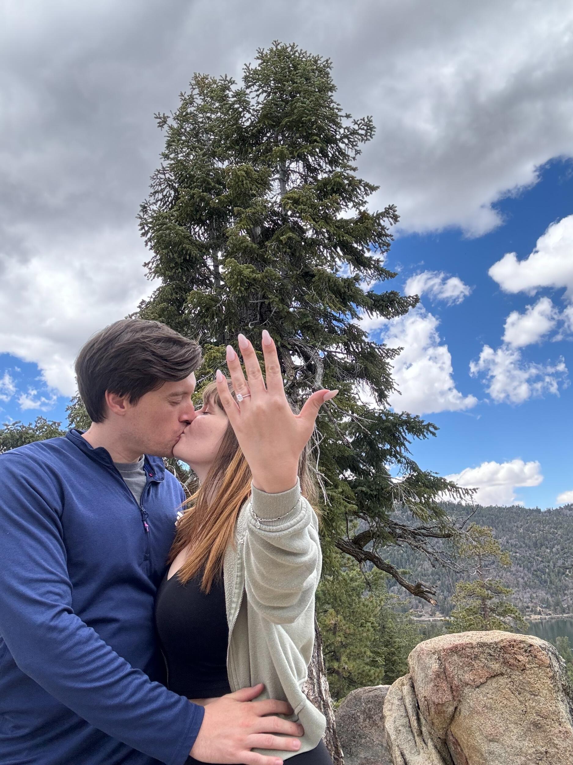 Engaged at Castle Rock, Big Bear 
