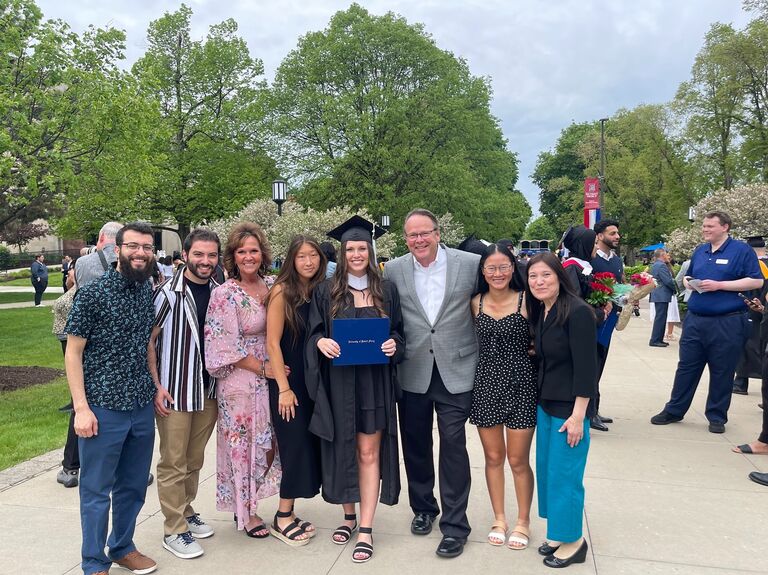 Shelby graduated....again!
We love this big blended family.