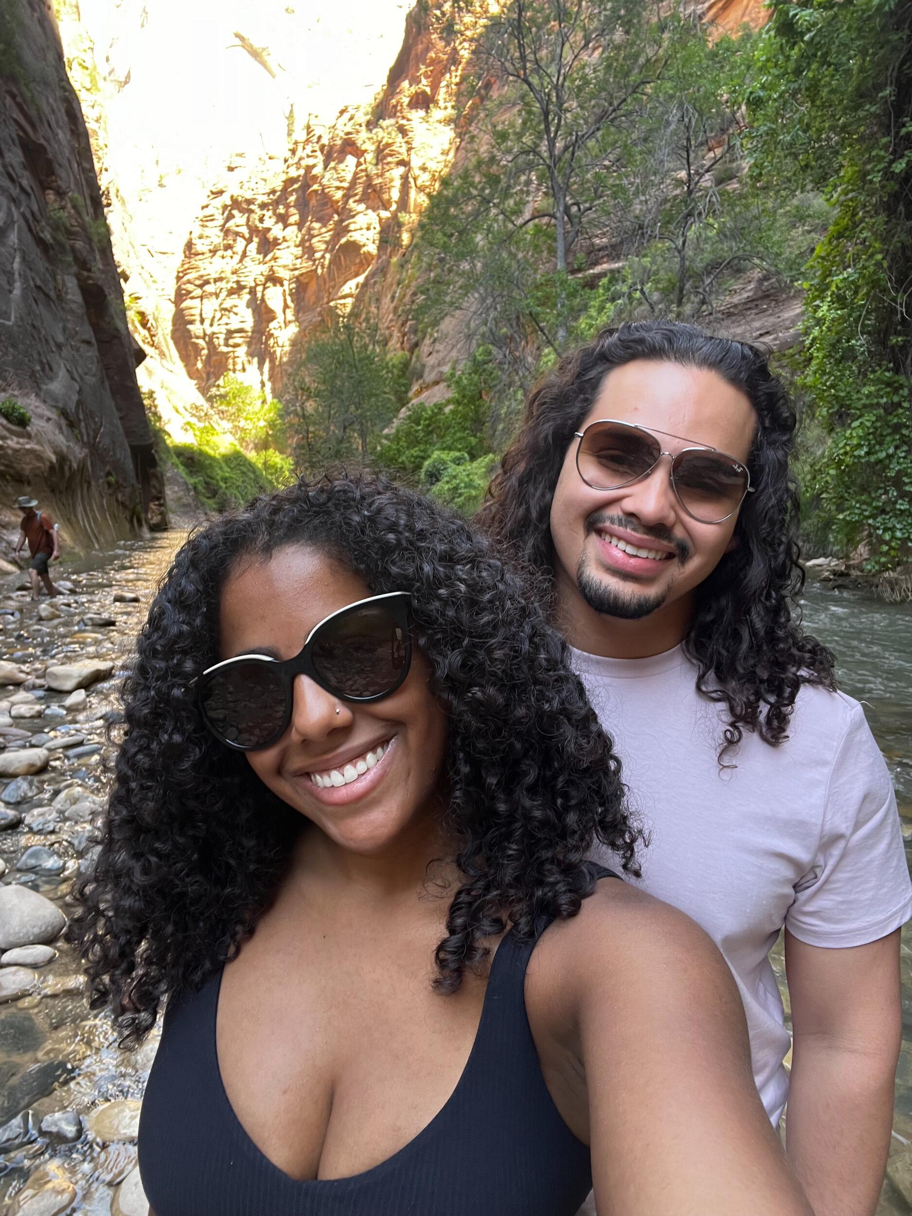 First National Park Hike At Zion