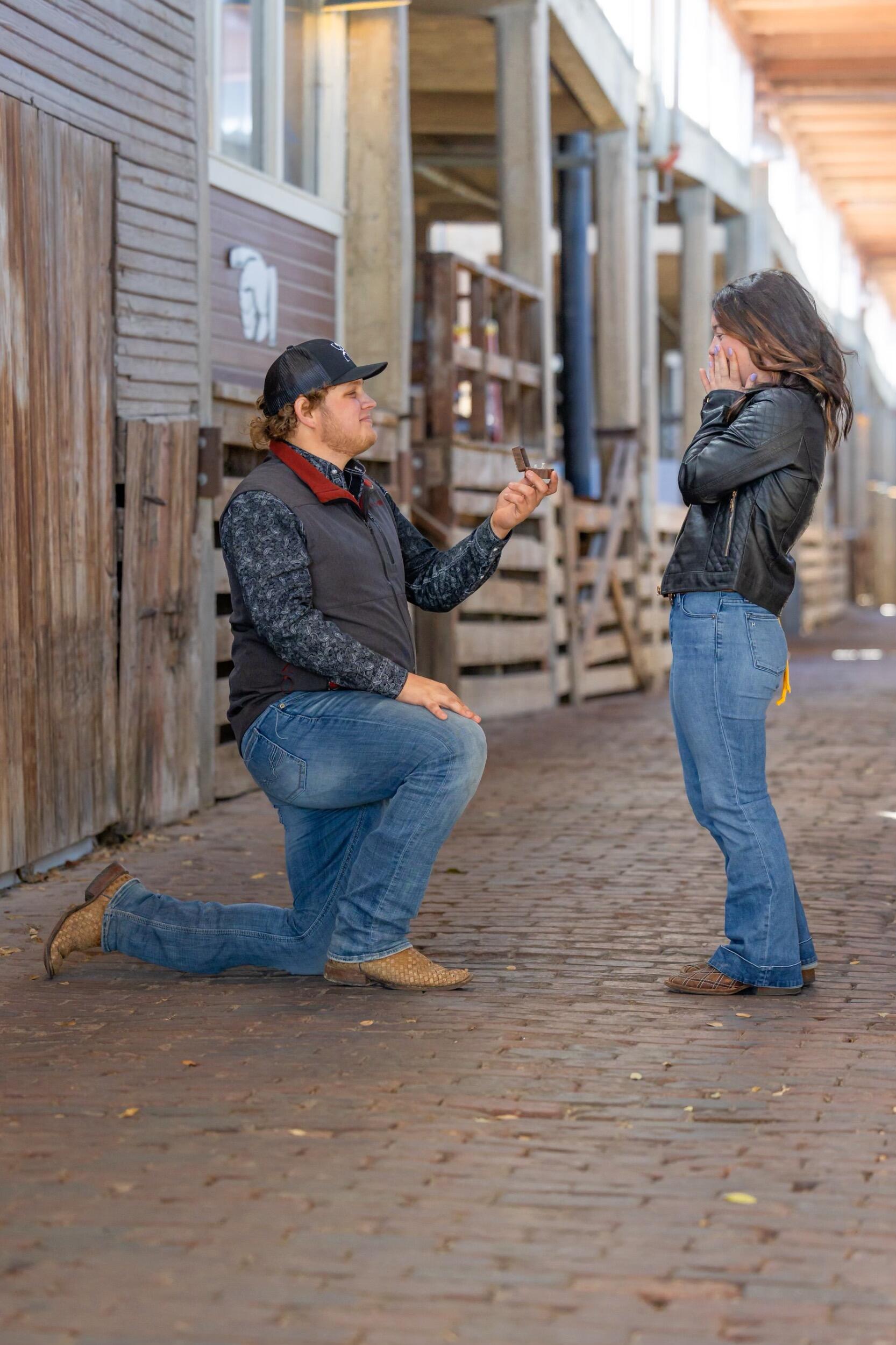 Proposal at the Stockyards