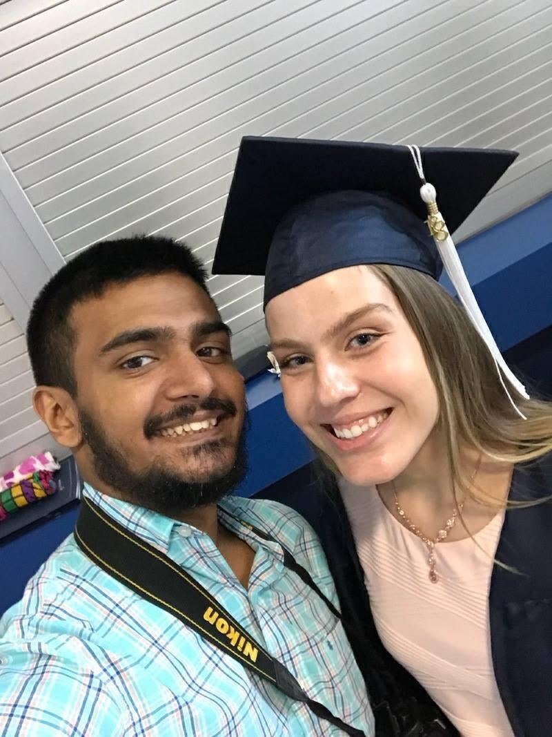 After graduation from undergrad, we began a 3-year long distance era while we went to graduate/medical school.