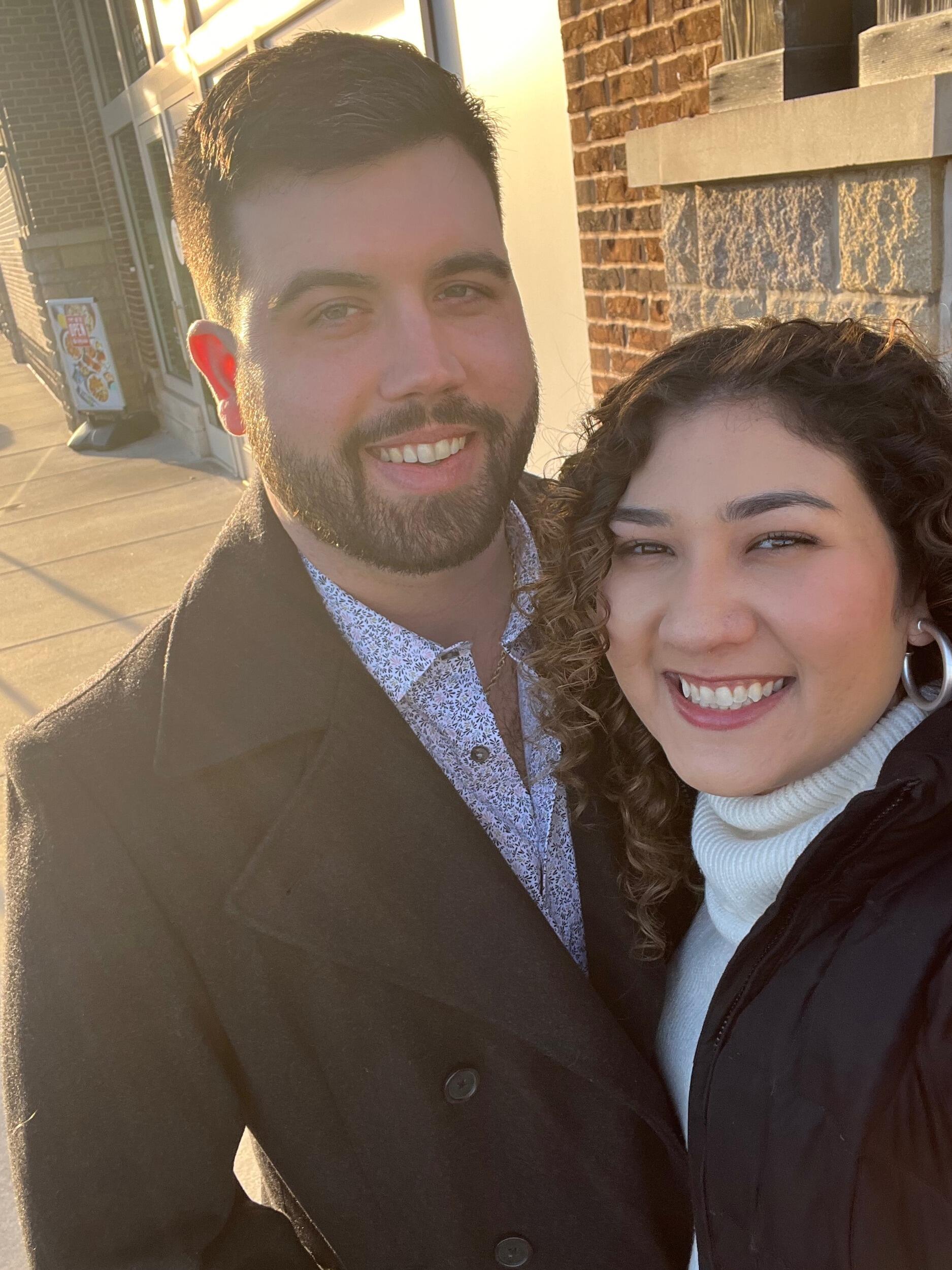 Our first Valentine's Day together!