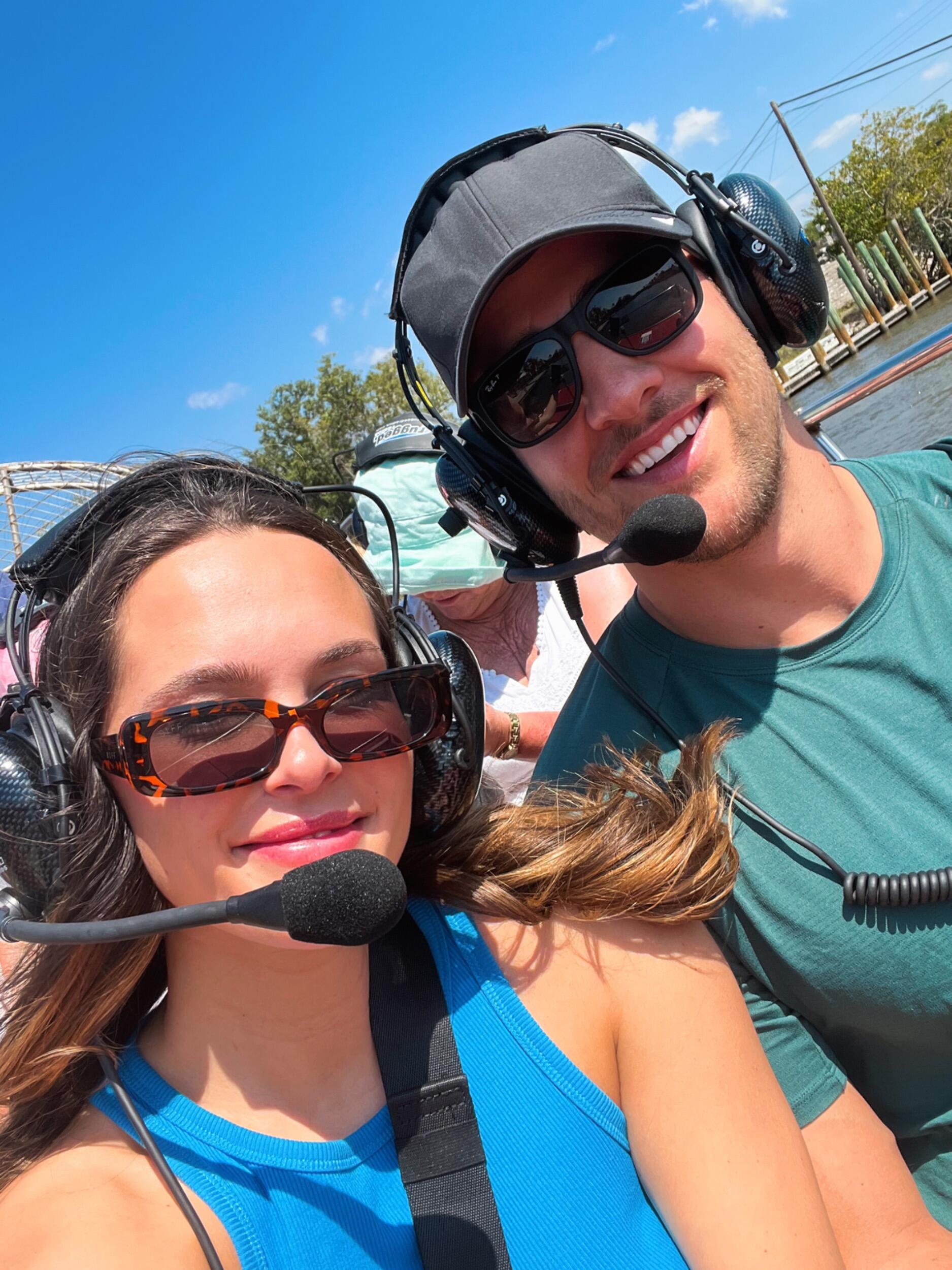 Saw alligators in the Everglades.