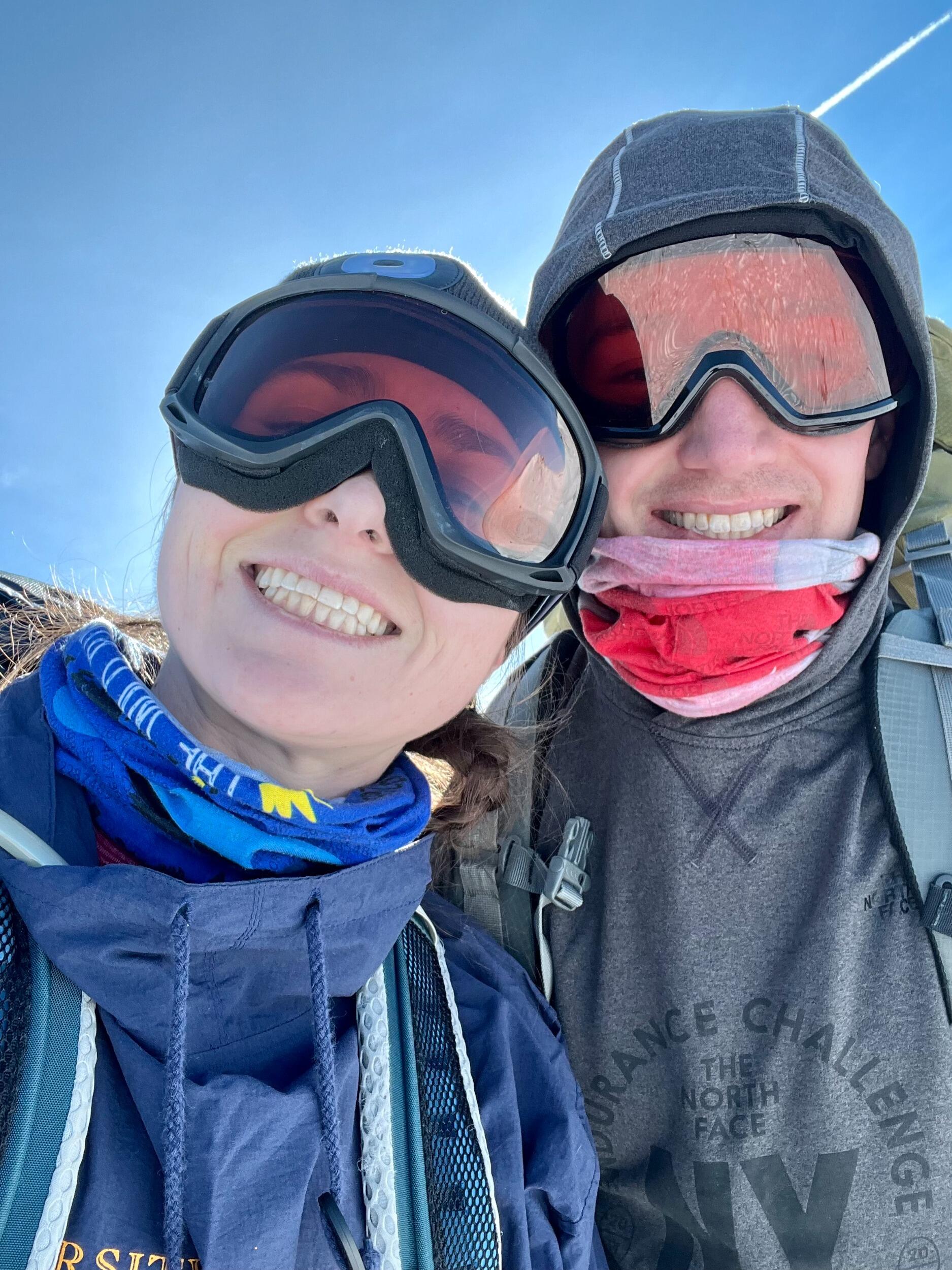 Pikes Summit! Too many ICU months later we *slowly* winter summit and get to spend some extra outside hours on the climb! Our first vacation together since being halfway through our long distance experience! 