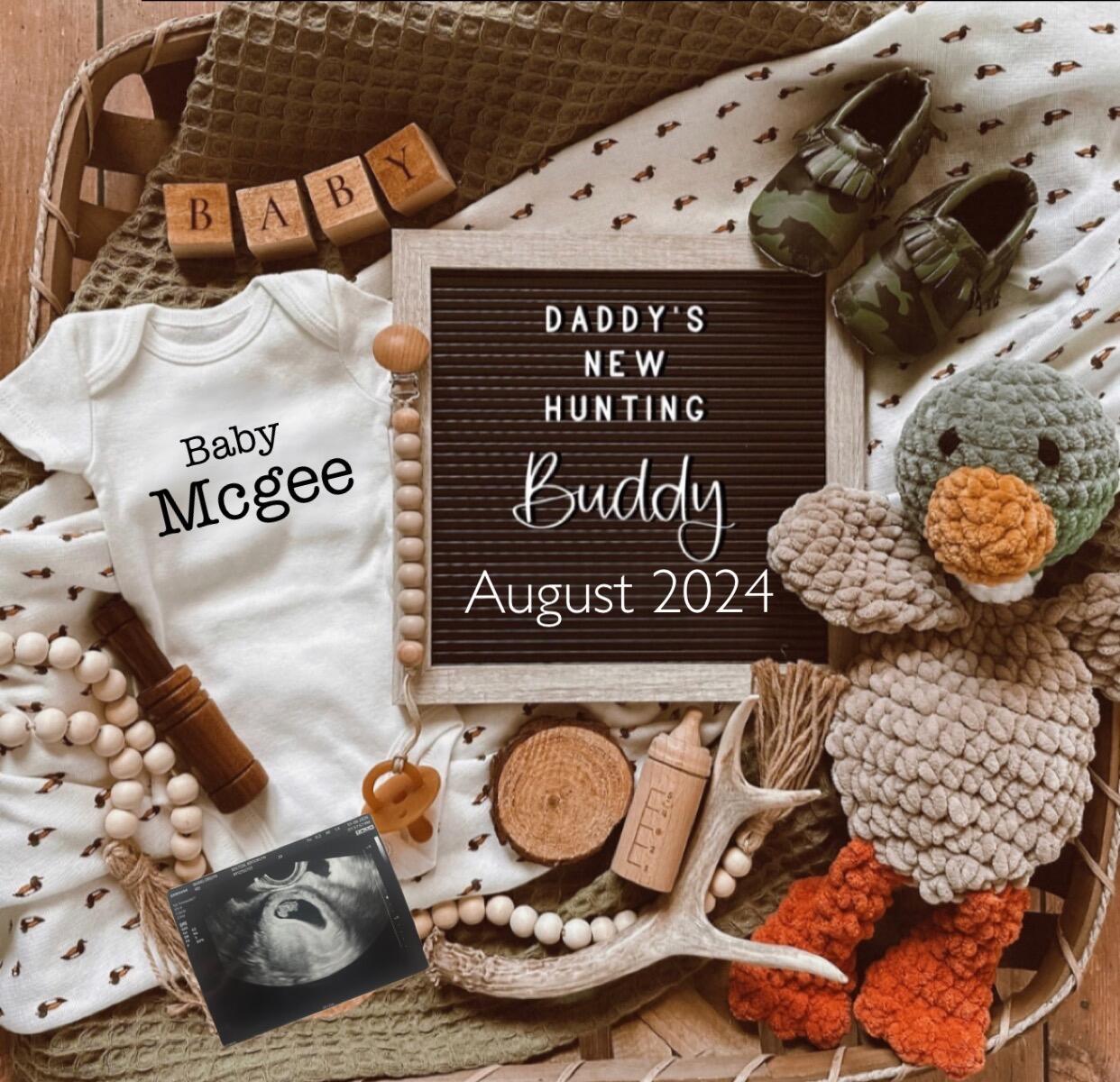 Found out our family would be growing 