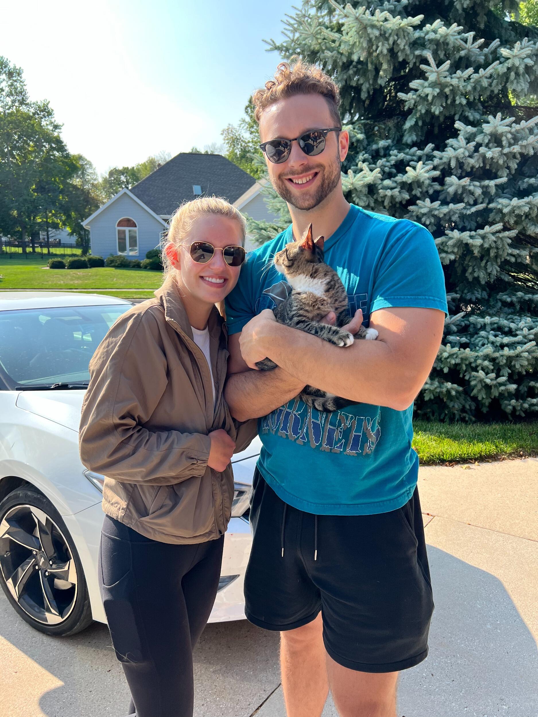 Adopting our cat, Harvey