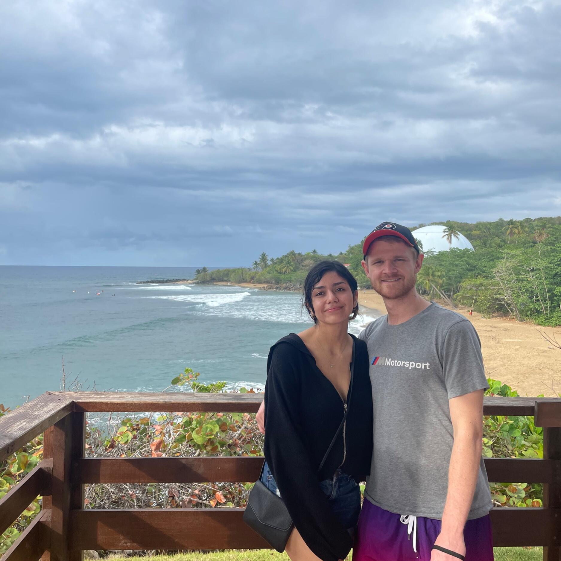 Puerto Rico, to meet her family. Let's just say they loved him. (I mean who wouldn't)