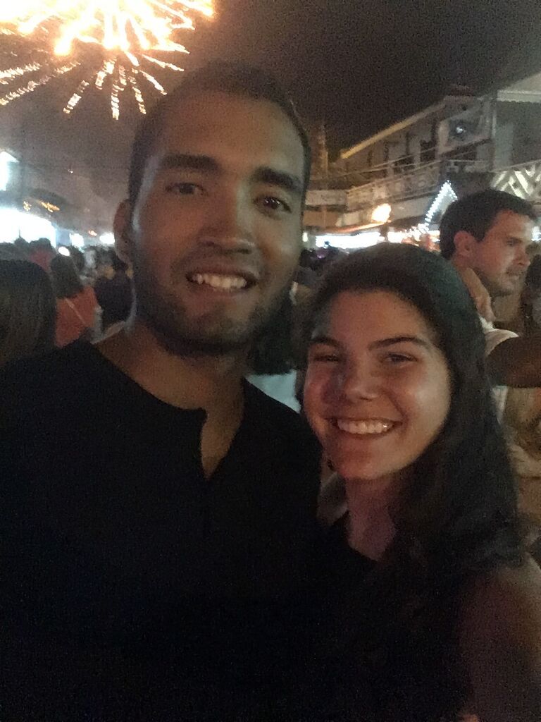 Our first New Years together in Bocas del Toro, Panama