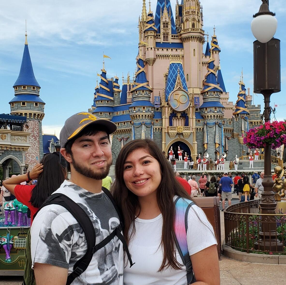 On a trip with friends to Disneyworld! 