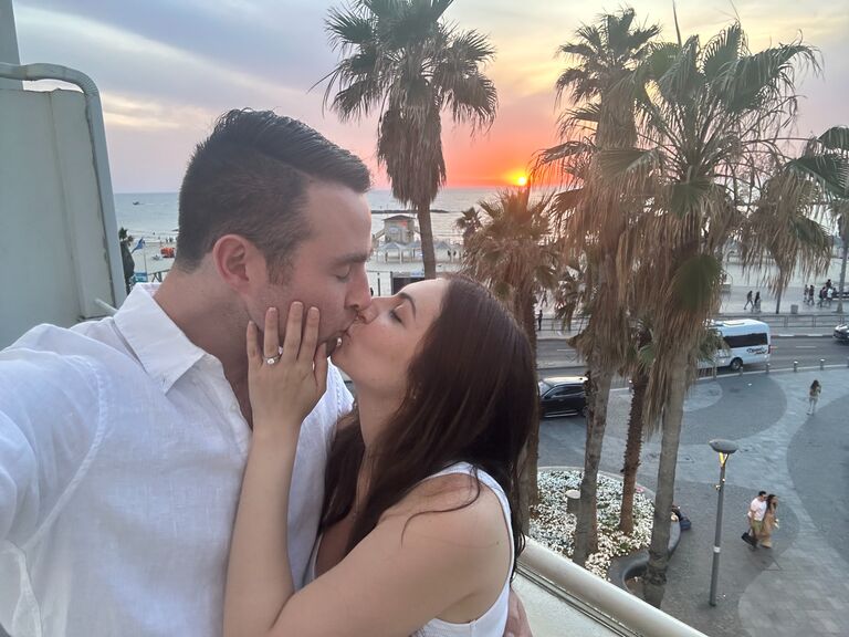 A trip to Israel to celebrate our engagement!