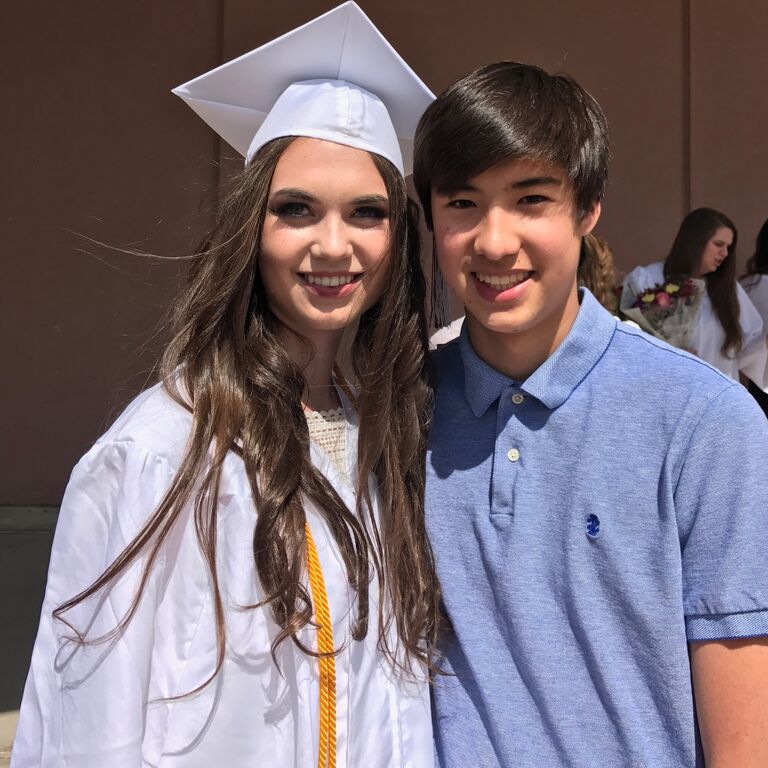 Ali's high school graduation.