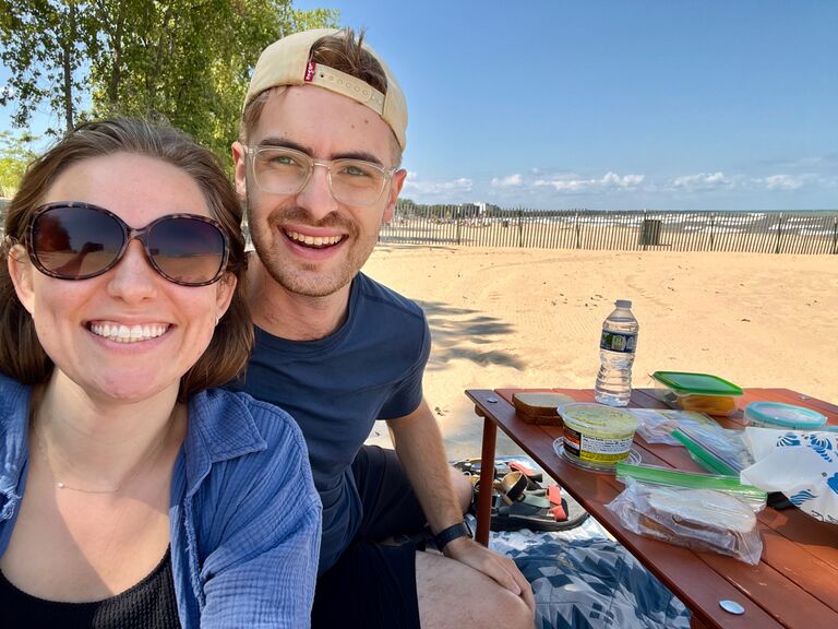 A day at Gillson Beach where Mike first mentioned looking at rings! 