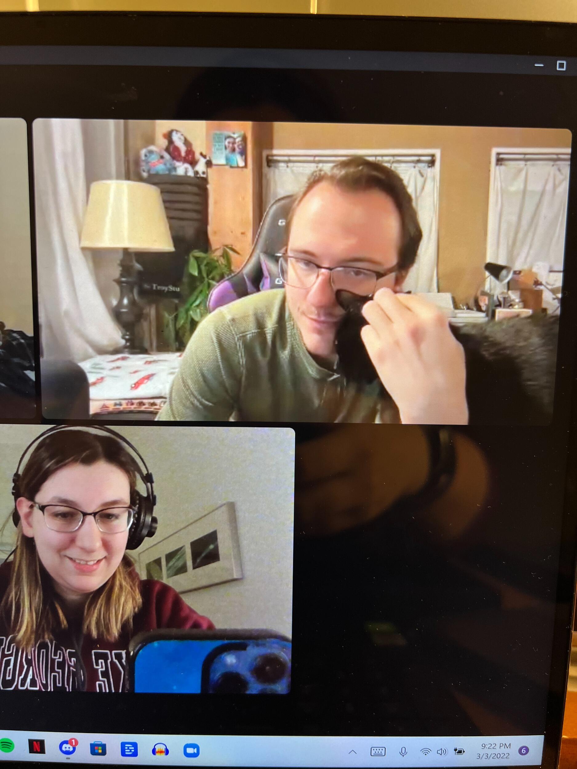  Since Marissa's job has her travelling so much, we have lots and lots of facetime dates!