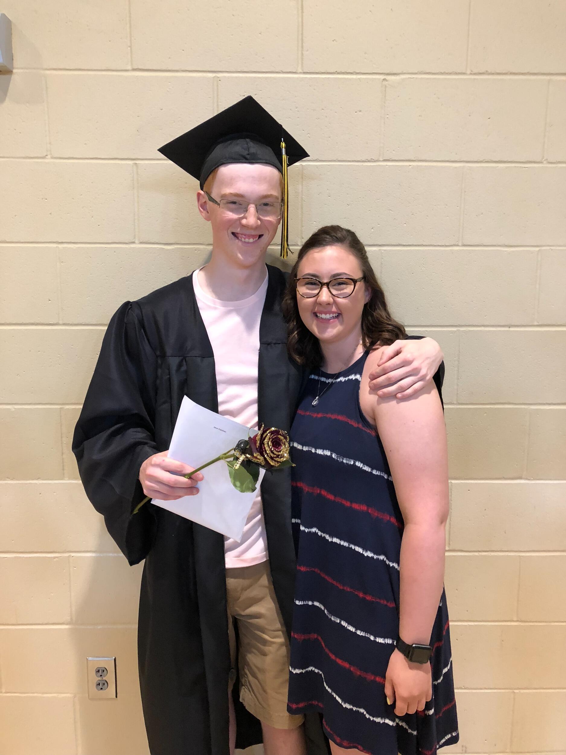 Jace's graduation ceremony! 