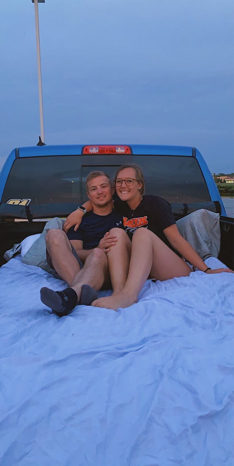 After meeting online and going on some socially distant dates, Jacob finally asked Hannah out at a drive in movie 