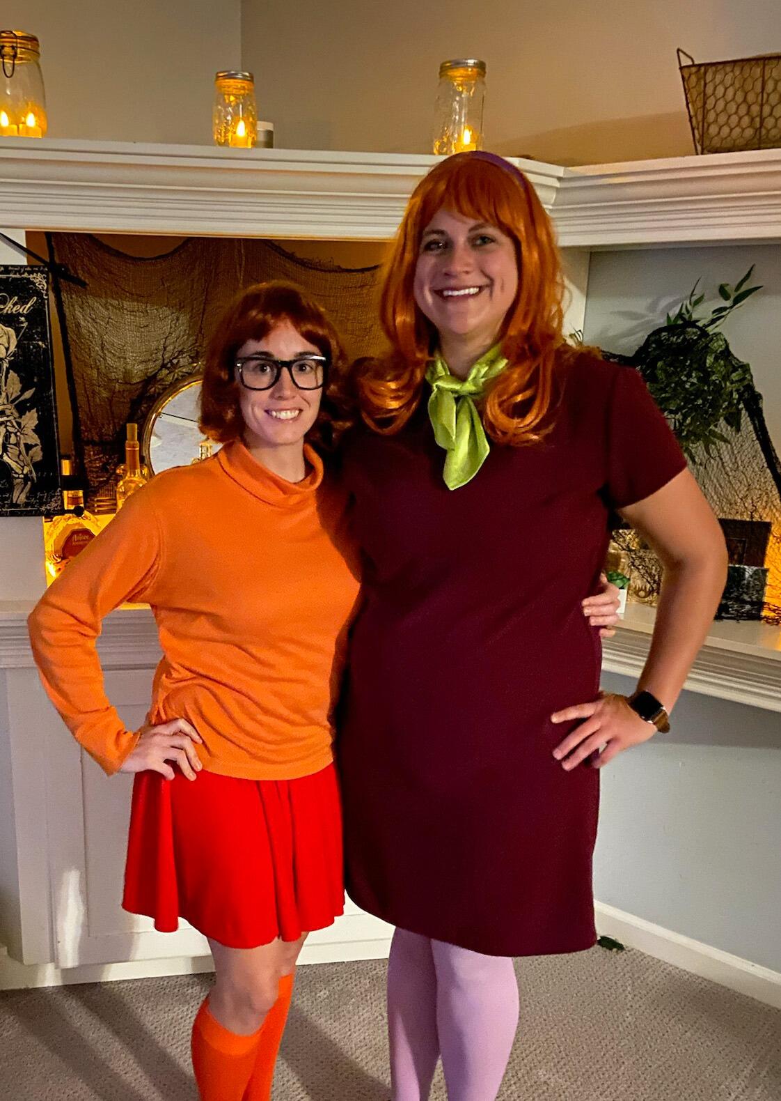 Here's us as Daphne & Velma for Halloween - Amber's favorite holiday.