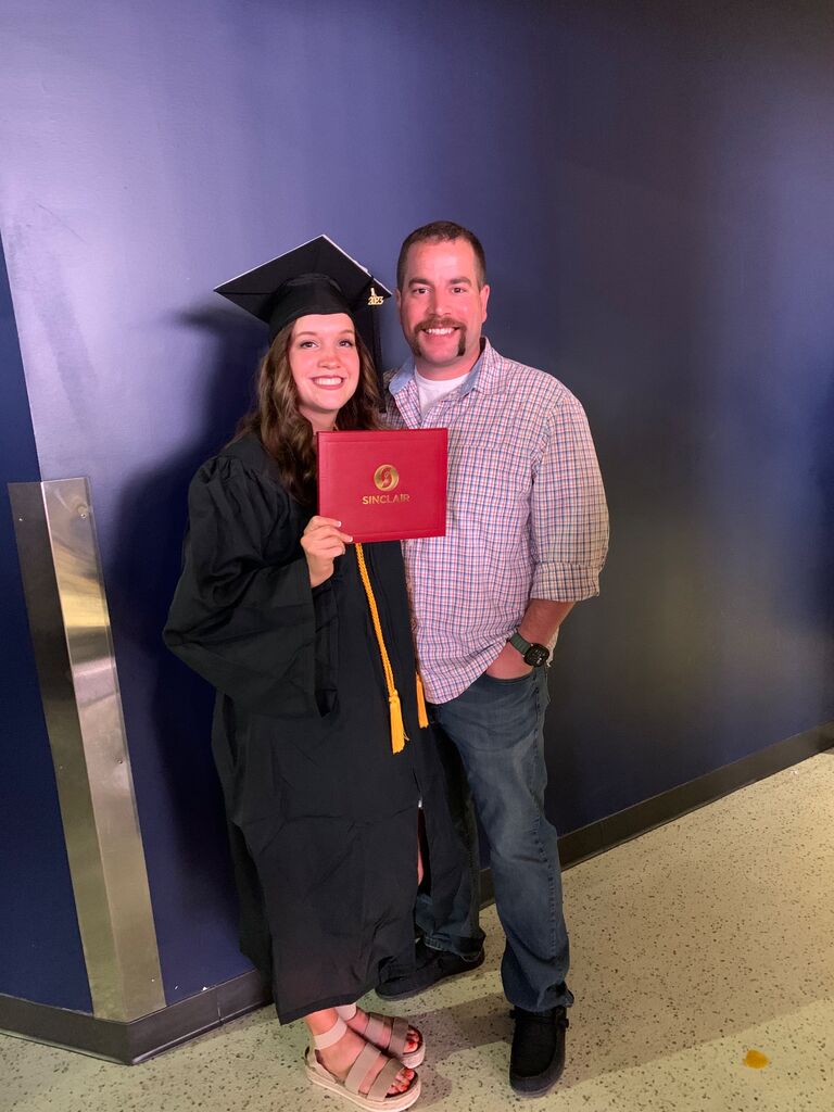 Lisa graduates Respiratory school