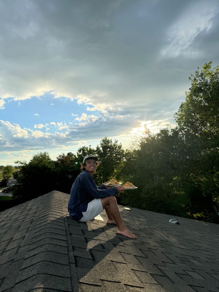 Zach asks Nome to become “official +1” (on the roof of course…their  favorite dining 
place). Thus commenced many, many adventures.