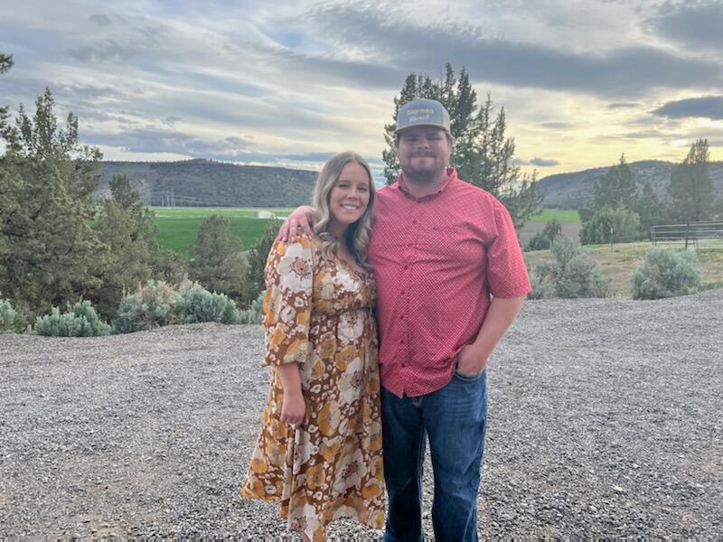 We met in April 2022.

Our first photo together at Nick (Wyatt's groomsman) and Jordden's wedding!