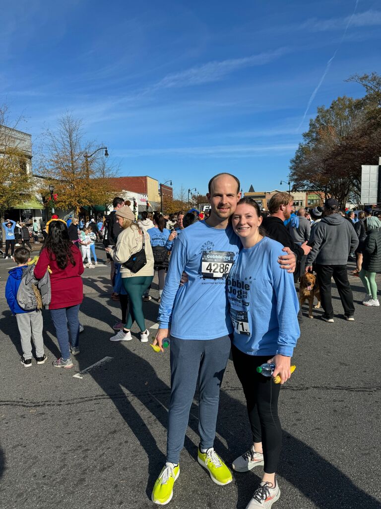 Another 5K! It's the Black Family tradition to run the Gobble Jog 5K on Thanksgiving in downtown Marietta. Who knew that this 15 year-strong tradition would be so close to where Chris is living.