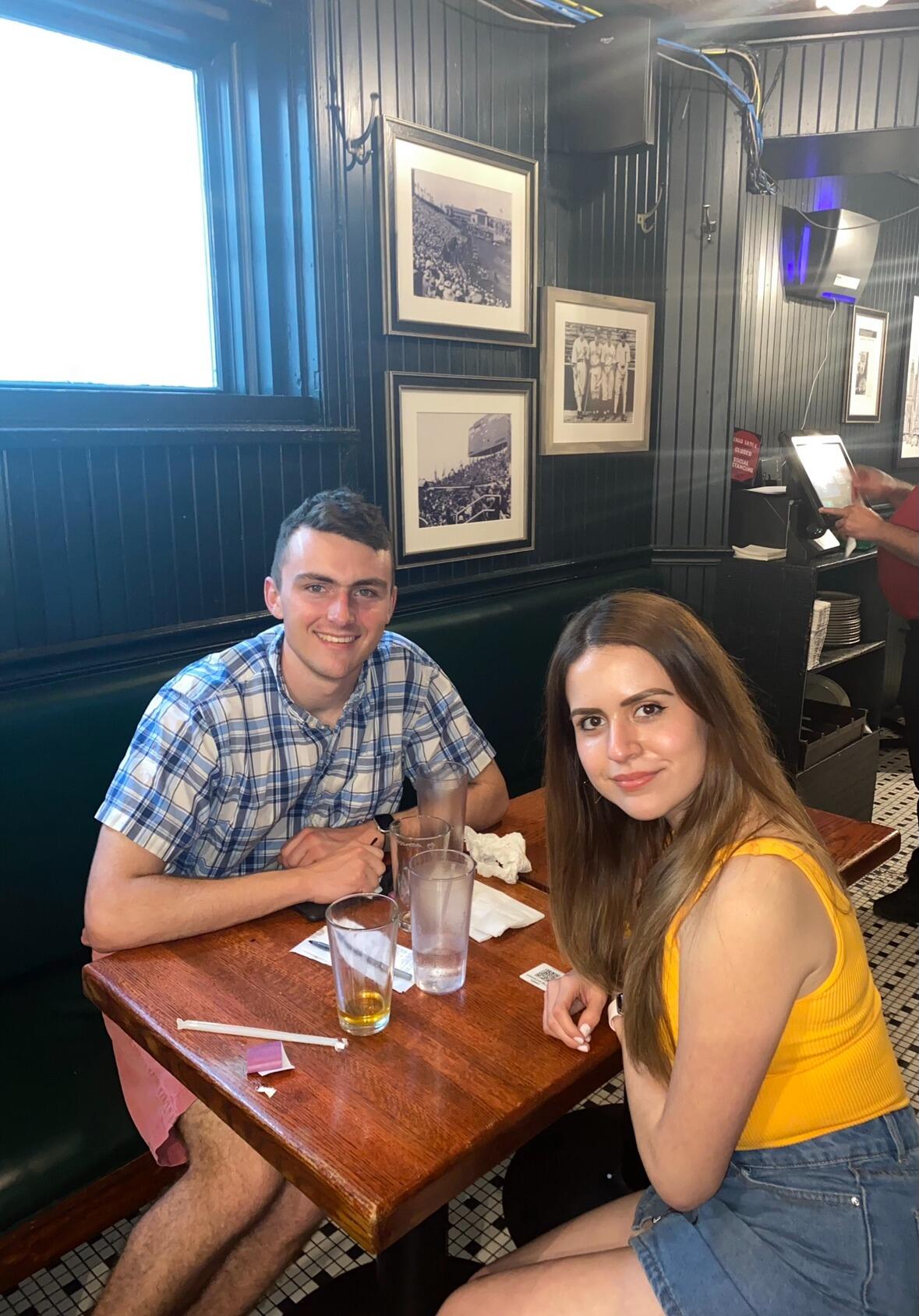 Our first time at Pizzeria Uno together