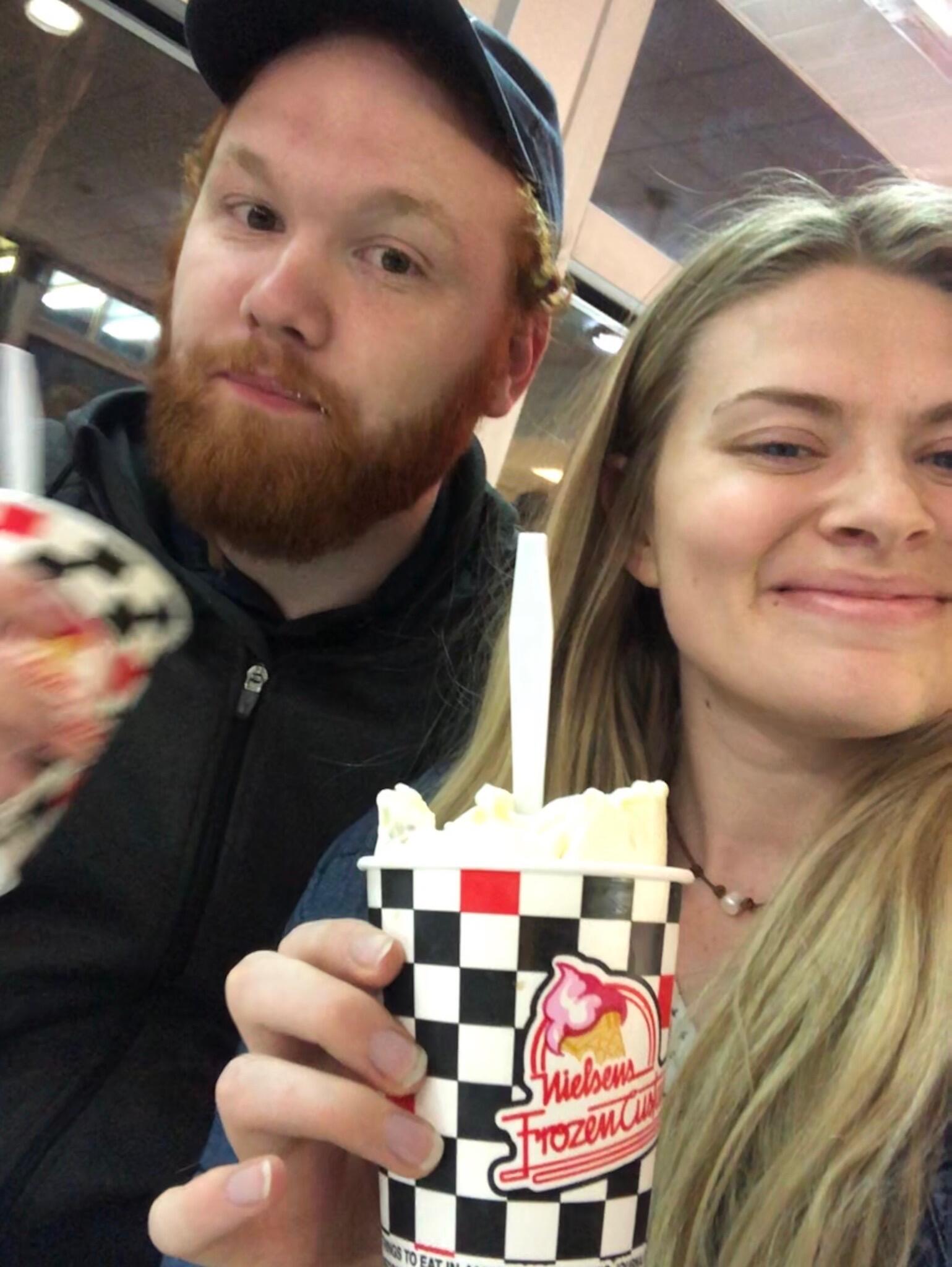 Matisse introduced Aaron to a lot of restaurants, Nelson’s Frozen Custard being one of his favorites.