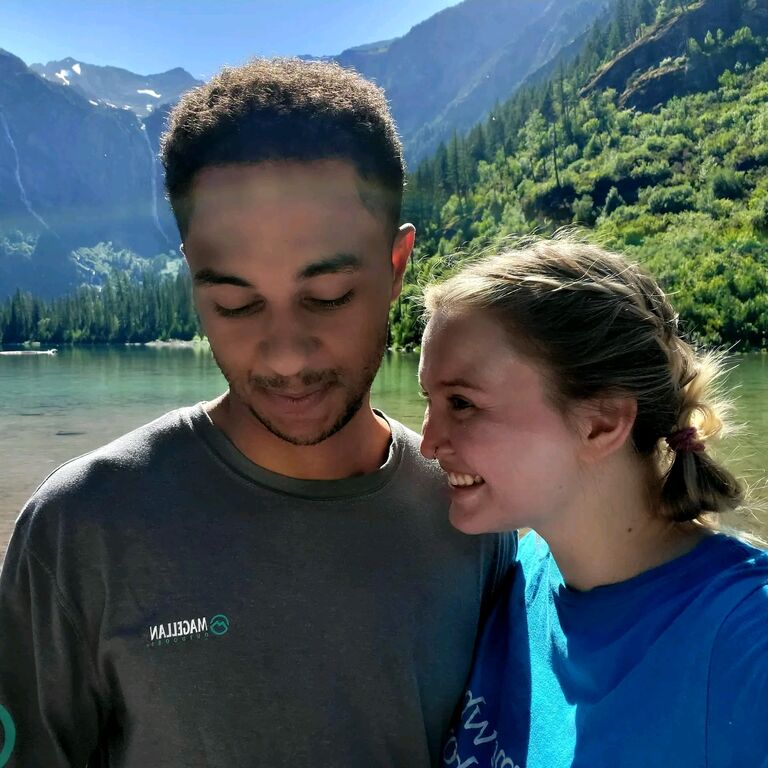 One of the most incredible trips of our lives! West Glacier, Montana! We stayed in a yurt for the first time and learned how much we take hot water for granted. This hike was the Avalanche Trail and at the top was a beautiful view of a glacier fed lake with mountain backdrop. 