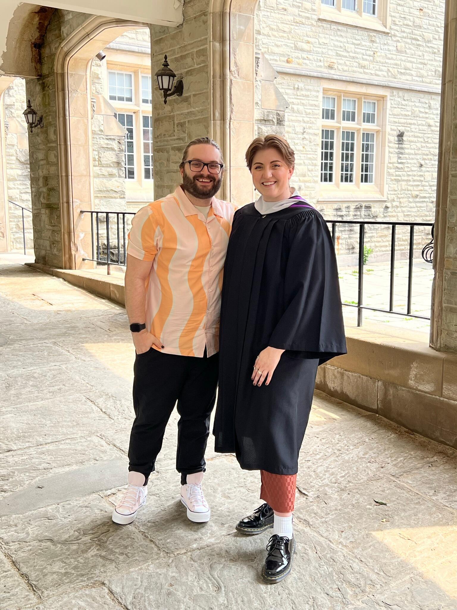 Soph graduated university!