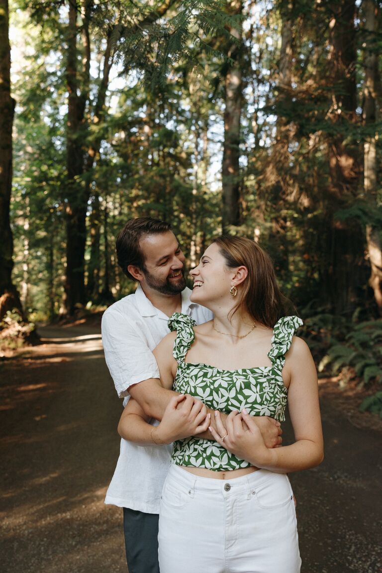 Engagement shoot at Hidden Cove