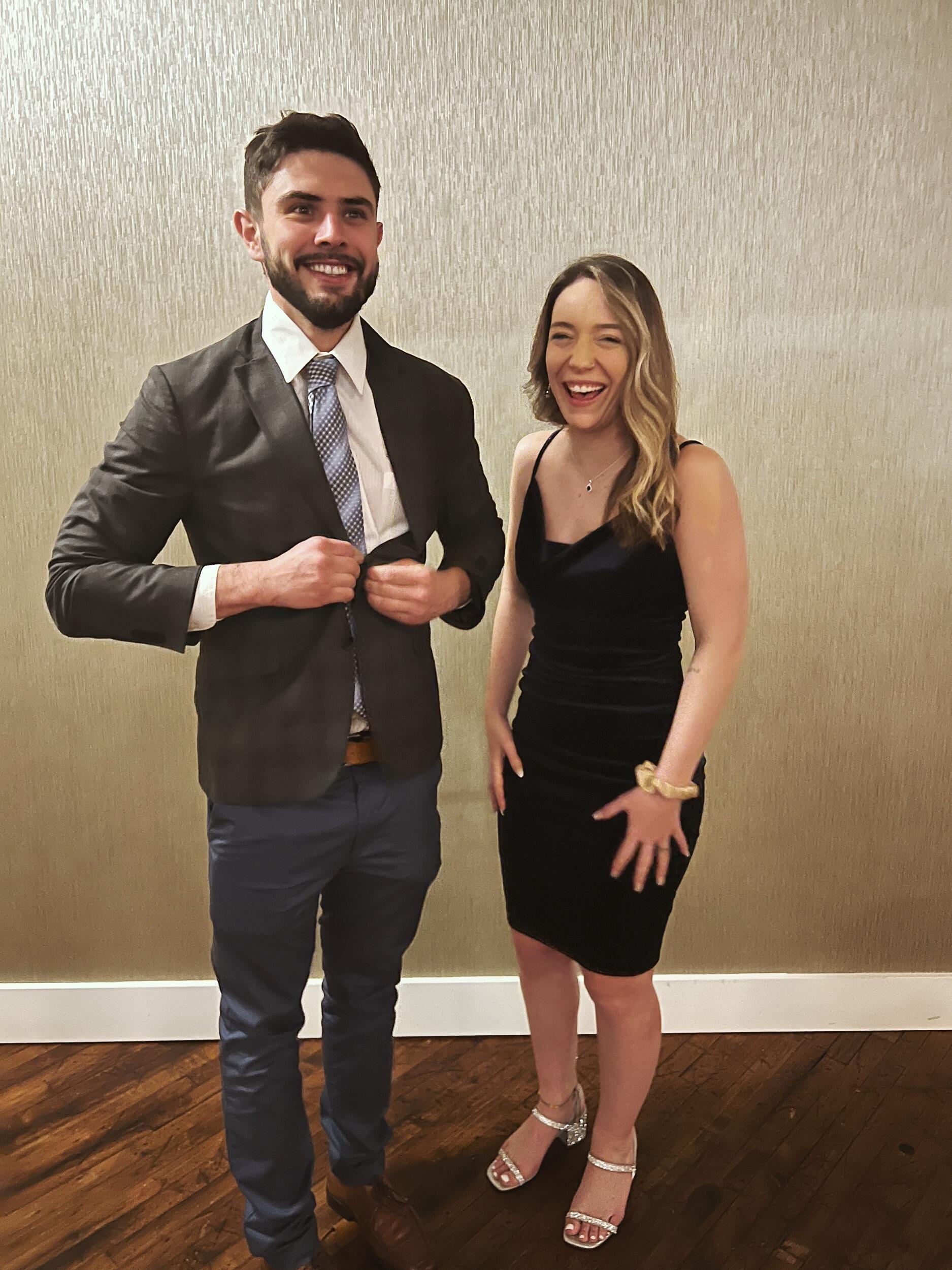 Our first wedding together! 