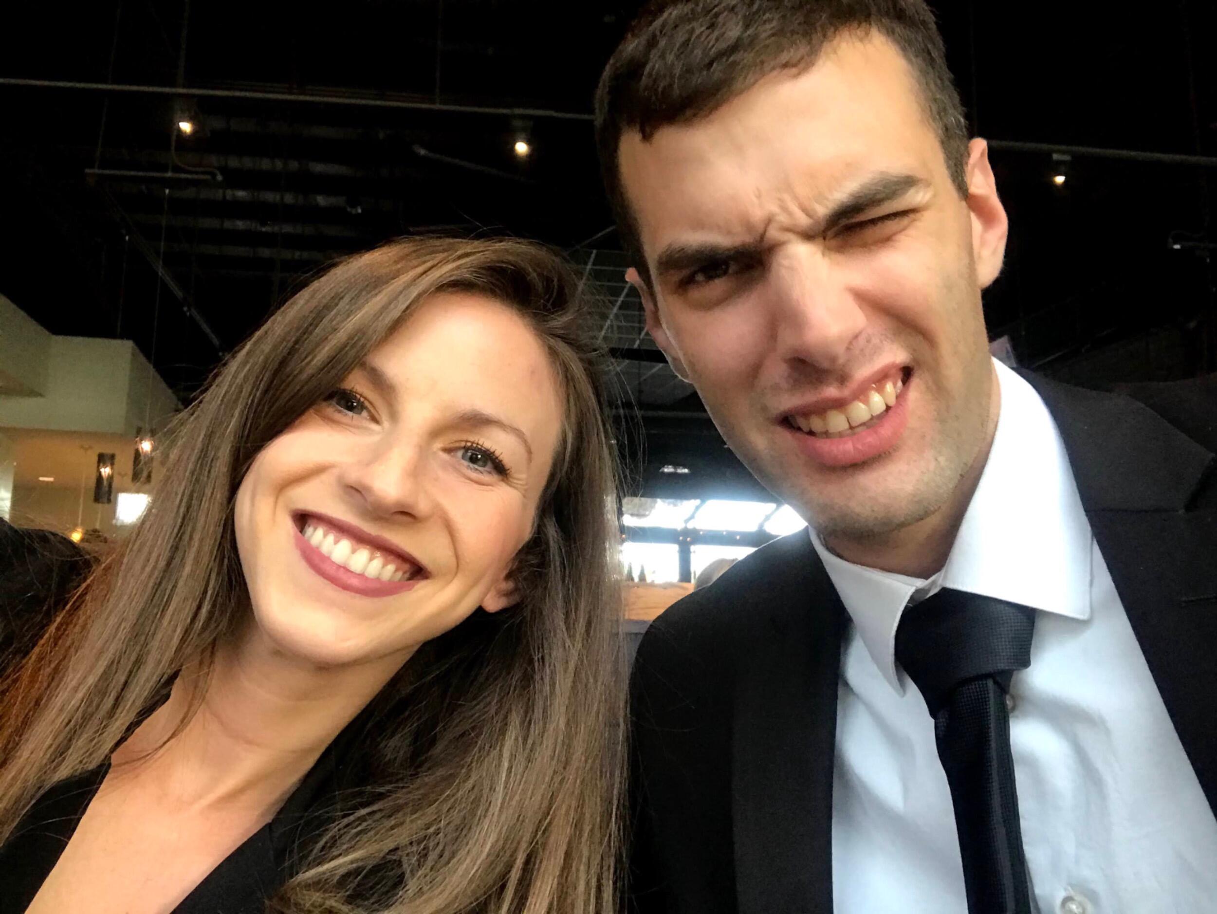 We tried recreating our first date...he was really sweet about it