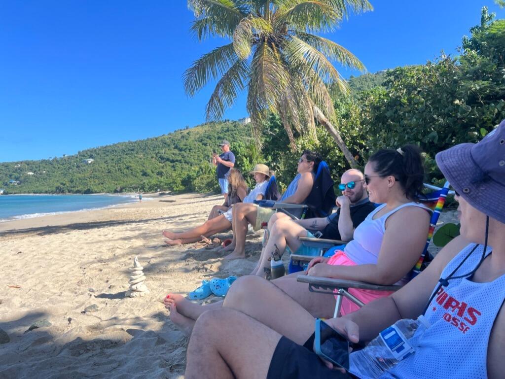 Emily's first vacation with Jaxon's family in the Virgin Islands.