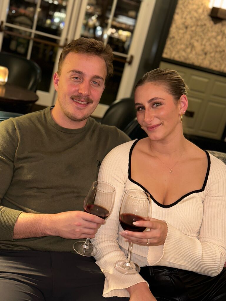 Celebrated (and drank) the night away with many bottles of red wine later. Big sigh of relief for Brendan as his big plan went off without a hitch and there were no more secrets to be kept. 