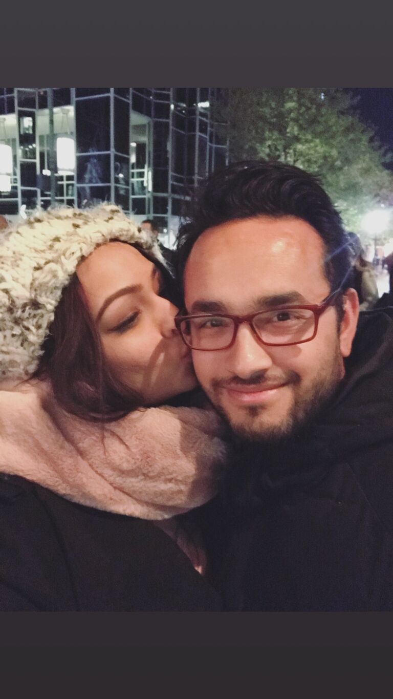 The day we meet at a bar. 
We stumbled each other at a local bar in Jersey City and didn't know we both were Nepalese, later when we knew, the 1st thing we planned about was to go get MOMOS!
The rest is history. 