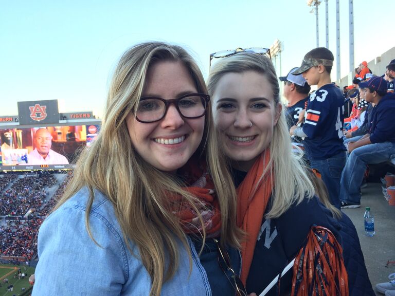First Auburn football game together.